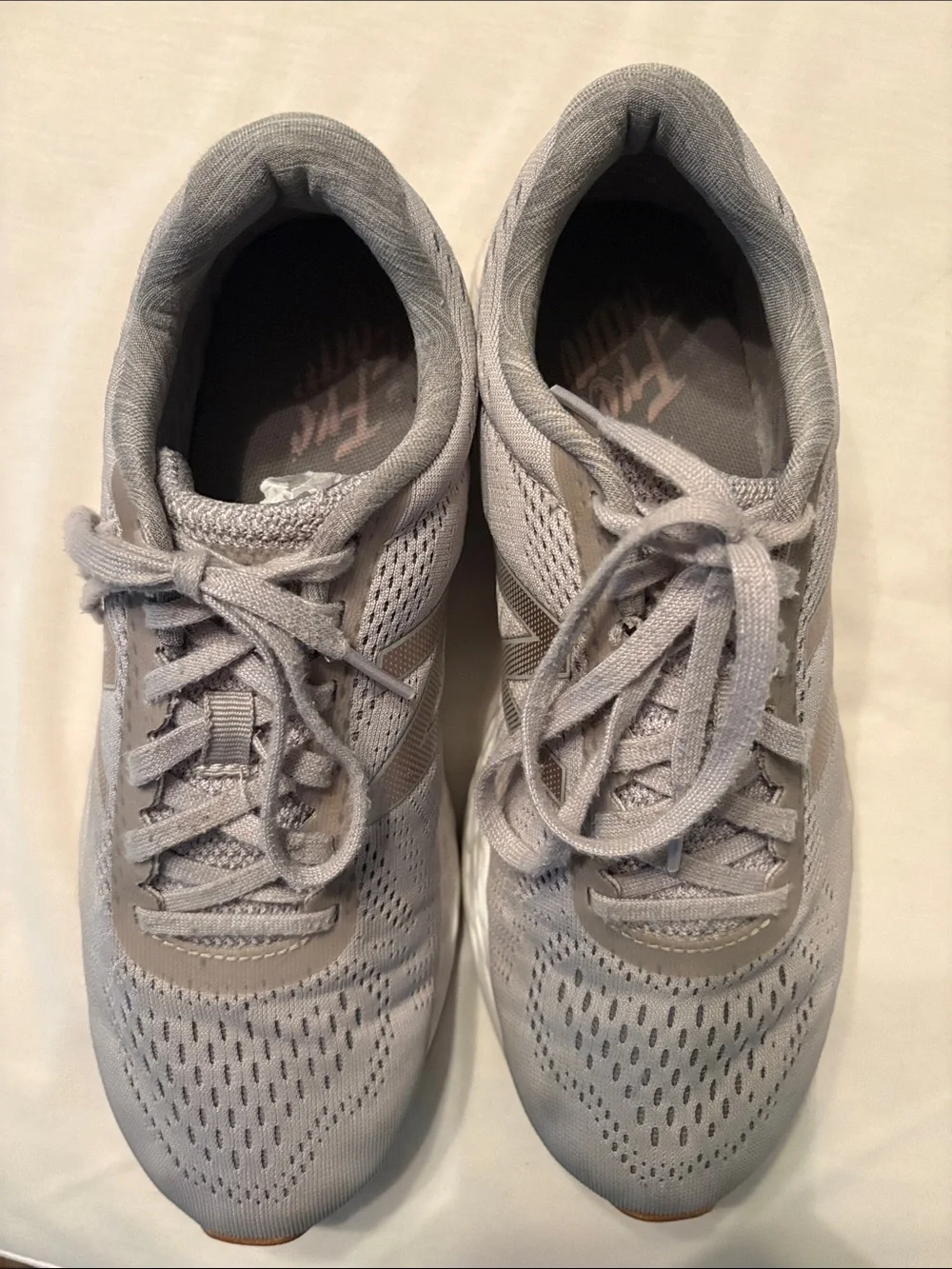 New Balance Women's Gray Lace-Up Running Shoes Arishi Fresh Foam